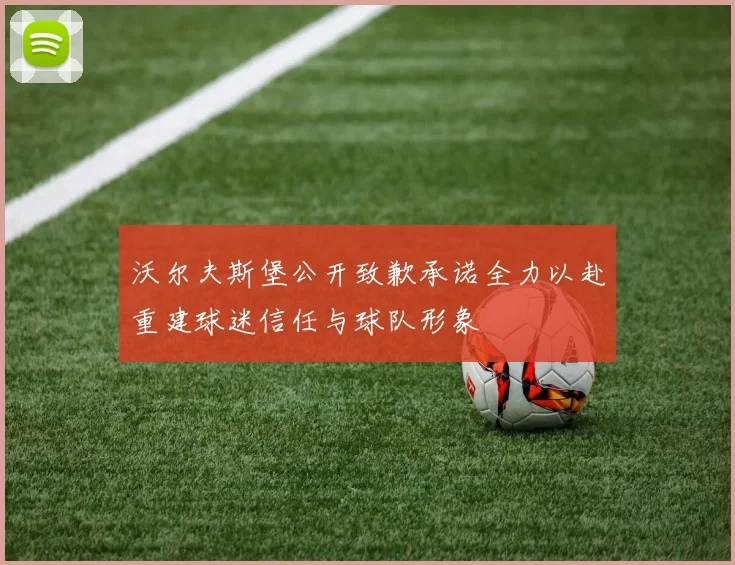 沃尔夫斯堡公开致歉承诺全力以赴重建球迷信任与球队形象